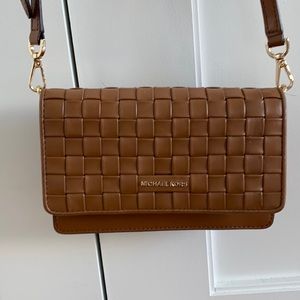 Michael Kors wallet on chain leather- brand new
